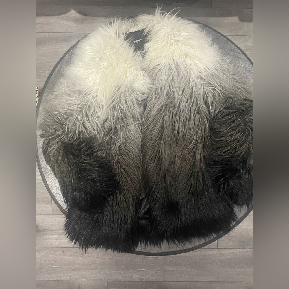 BEBE faux fur jacket